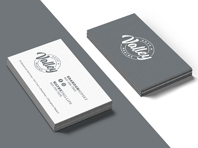 Valley Auto & Marine Business Cards brand branding businesscard businesscards design logo production