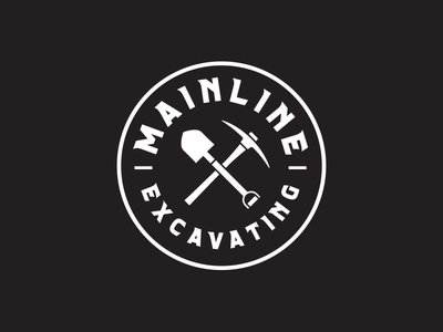 Mainline Excavating Logo & Shirt Design