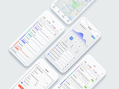 Task Management branding design illustration interface minimal design mobile application task managment ui ux vector