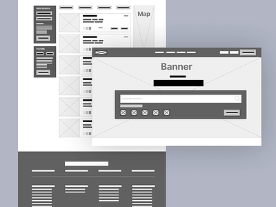 Website Wireframe design interface low fidelity wirframe ui ux web website wireframe