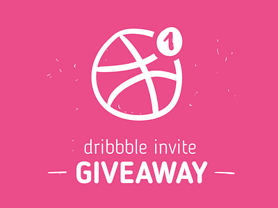 Dribbble Invite dribbble giveaway invitation invite member pink portfolio