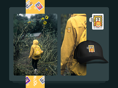 Travel Kit | Yellow Lion adventure children forest hat identity kid kit lion travel vacation yellow