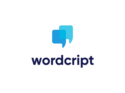 Wordcript | Brand identity branding logo translation