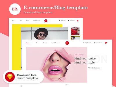 FREE: E-Commerce/Blog template