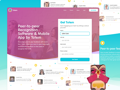 Landing page design landing page recognition