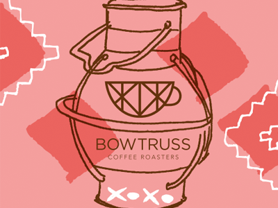 Canopee bow truss canopy coffee illustration lantern