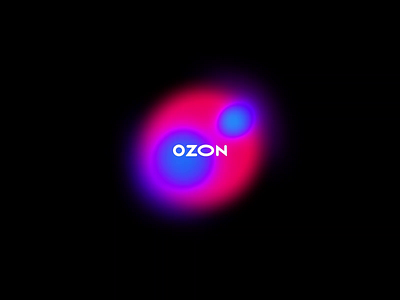 Ozon — New product vision animation clean colorful gradient holographic liquid minimal ozon product design rebranding smooth web