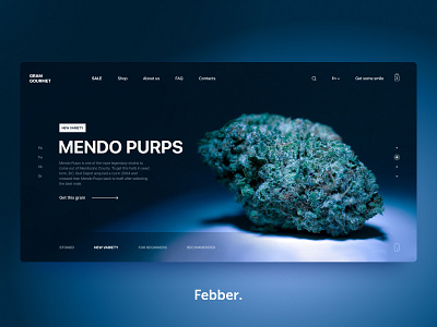 Cannabis Store Concept cannabis clean concept desktop legal main page marijuana minimal seeds store ui ux web weed