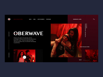 OBERWAVE — Web Store clean fashion grid inspiration minimal rock and roll store ui ux vampire webdesign