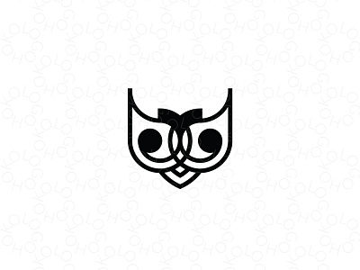 Owl Head Logo By Logohoko On Dribbble