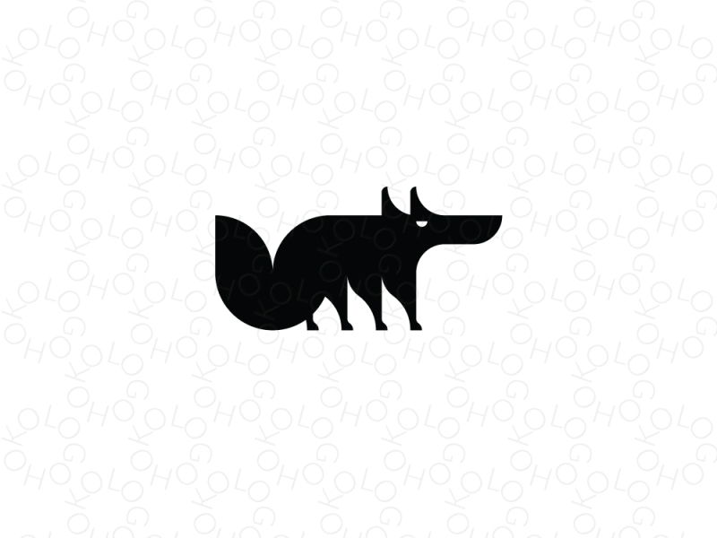 Wolf or Dog modern Logo by LOGOHOKO on Dribbble