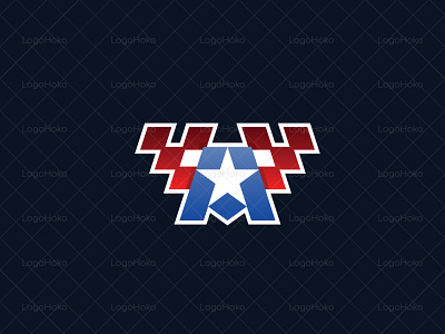 Star Letter A Logo