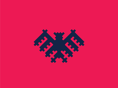 Pixel Bird Gun Logo