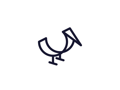 Creative Bird Line Logo