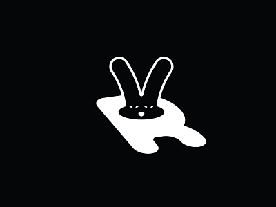 Rabbit Letter R logo animal bunny buy for sale head hole letter letters logo logos logotype modern pets r rabbit rabbit r rabbits retro sale sales