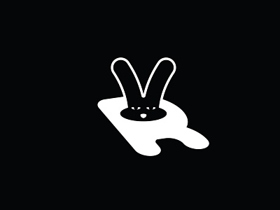 Rabbit Letter R logo