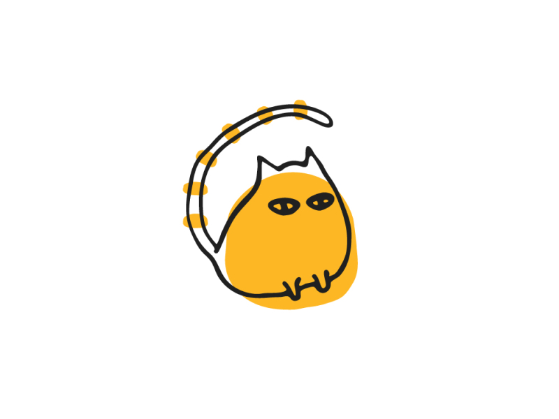 Lemon Cat Letter C Logo (for sale) by LOGOHOKO on Dribbble