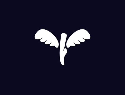 Winged Ballet Logo (for Sale) ballerina ballet buy dance fly foot logo logos logos for sale logotype man movie sale sales school tattoo theatre wing winged wooman