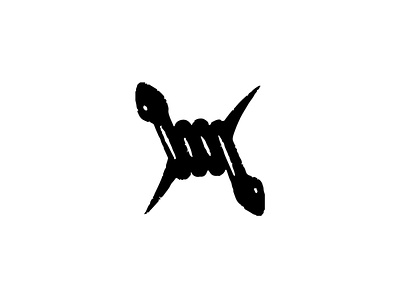 Snake Barbed Wire Logo