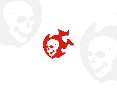 Old Skull Asteroid Logo