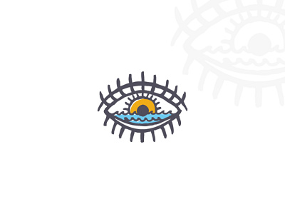 See Beach Logo beach buy draw drawn eye eyes logo logos logotype nature sale sales sea sun sunny travel water wave