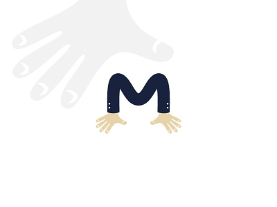 Hand Letter M Logo