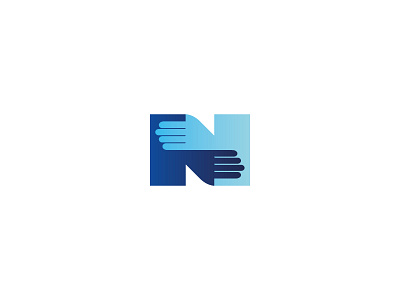 Hands Letter N Logo