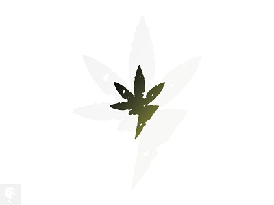 Energy Hemp Leaf Logo