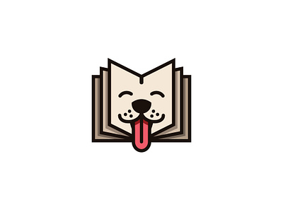 Book dog book bookmark buy logo dog journal language logo logotype magazine periodical