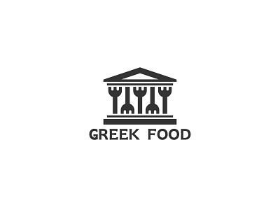 Greek Kitchen Logo bar buy buy logo cafe columns food foodie fork greek greek kitchen kitchen logo logos logos for sale logotype restairant sale sale logo sale logos sales