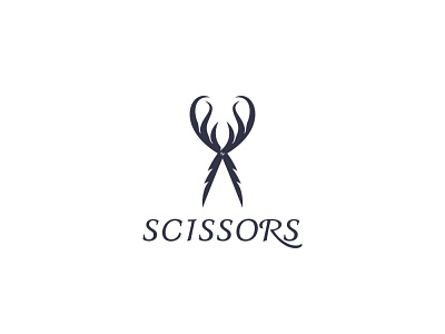 Scissors Letter X Logo