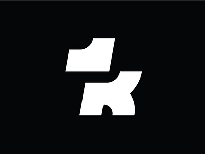 Dog letter K logo