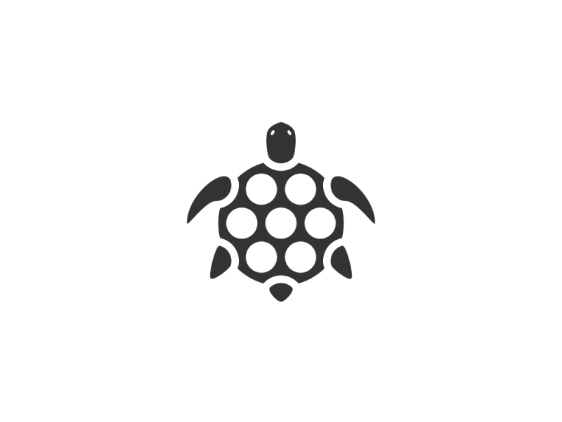 Gun cylinder turtle Logo by LOGOHOKO on Dribbble