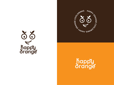 Happy Orange - Logo Design branding design illuatration latest design logo new