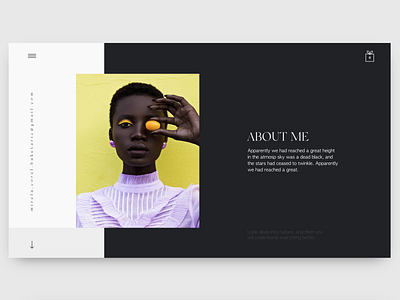 personal website and shop animation bold color branding clean design flat grid minimal sketch type typography ui ux web website