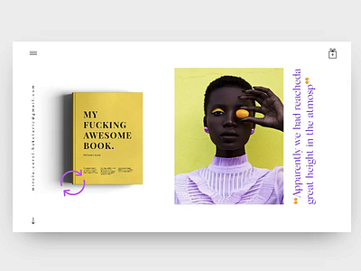 about book animation bold color branding clean design flat grid minimal type typography ui ux web website