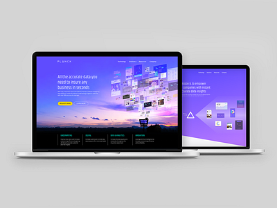 Planck Re - web design