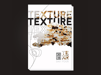 Daily Poster 4: Texture design poster text texture