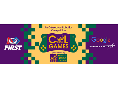 CalGames 2018 Event Banner #2 design event branding graphic design poster design vector