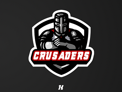 Crusaders Mascot logo crusader design fuckyeahhannes logo mascot logo