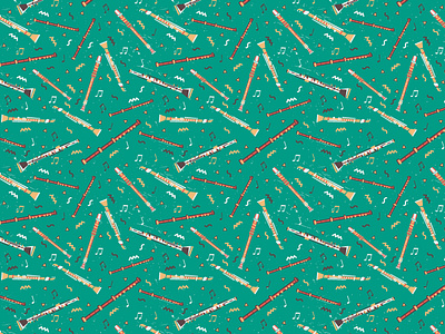 Flute pattern for download color colorful design fun illustration pattern patterns surface pattern textile vector