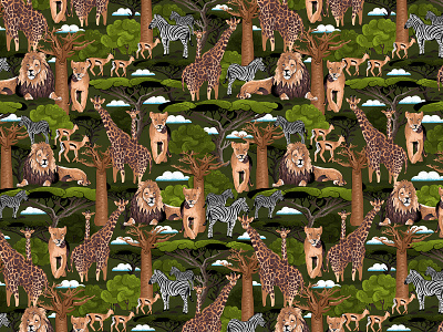 African Savannah Pattern