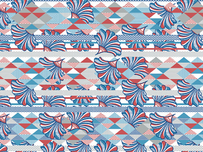 African Ethnic Pattern color colorful design flower geometrical illustration pattern patterns surface pattern textile