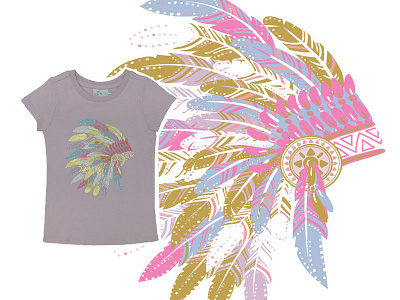Illustration for T-Shirt EPK Collection Los Angeles S.S. 2019 color colorful design funny illustration pattern patterns textile vector