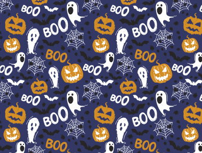 Happy Halloween color colorful design fun halloween illustration pattern patterns surface pattern textile vector