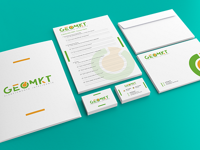 Aplicação de Marca | Geomkt brand branding design logo mark making marketing social vector