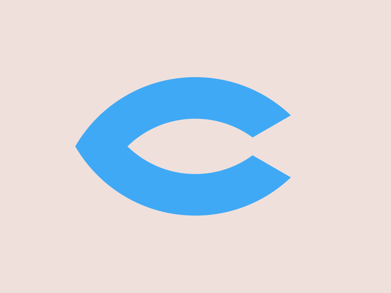 Ceefish animation branding design eye fish logo vector