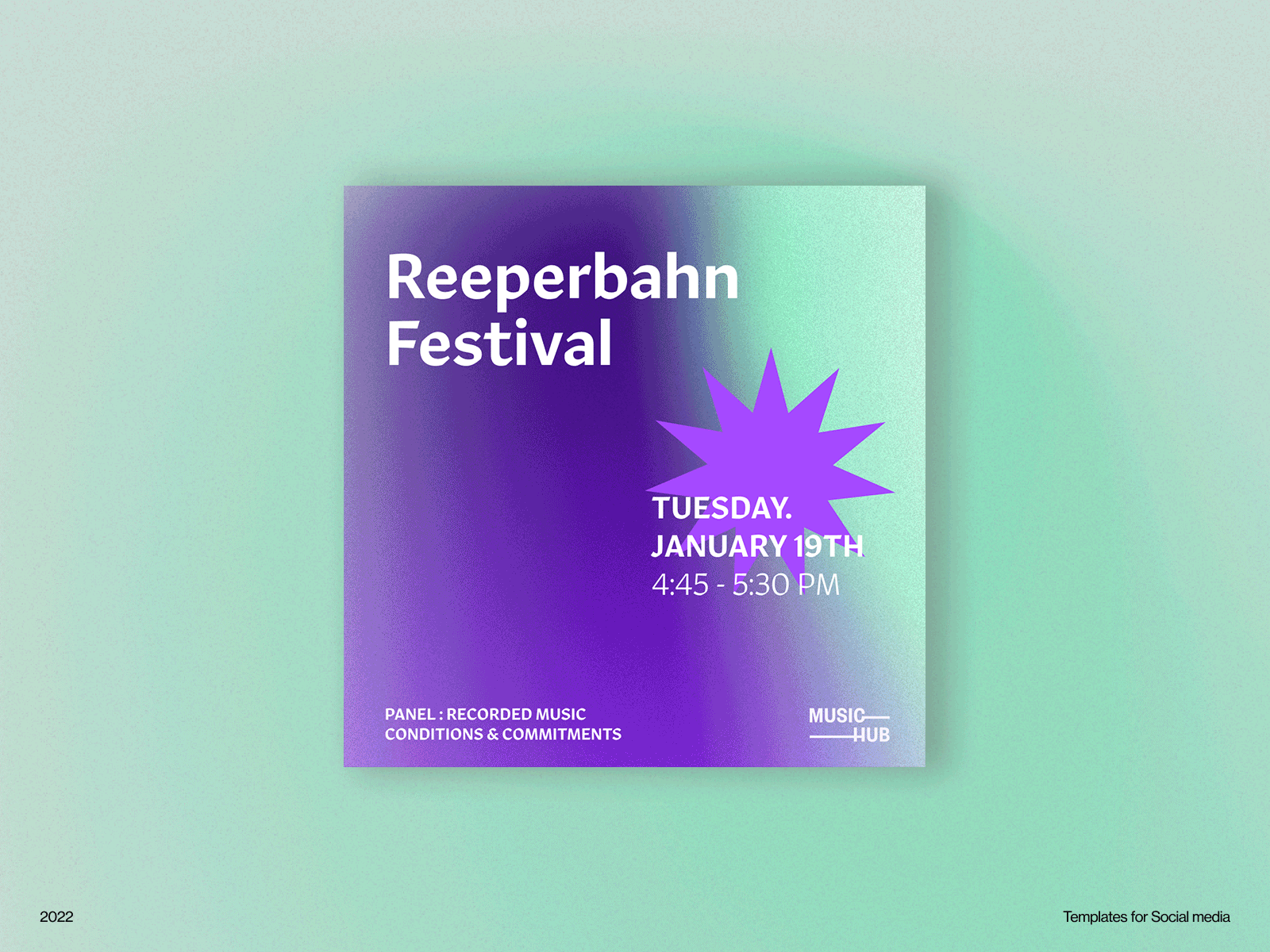 Social Media Templates Music HUB By Tetiana Voinalovych On Dribbble
