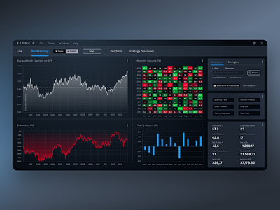 Dashboard screen for the trading analysis platform analytics app black crypto dark dashboard design fintech interface markets platform statistics stocks trading ui ux