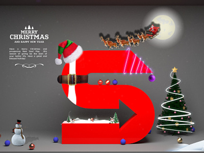 Merry Christmas Post Design bangladesh branding christmas concept illustration